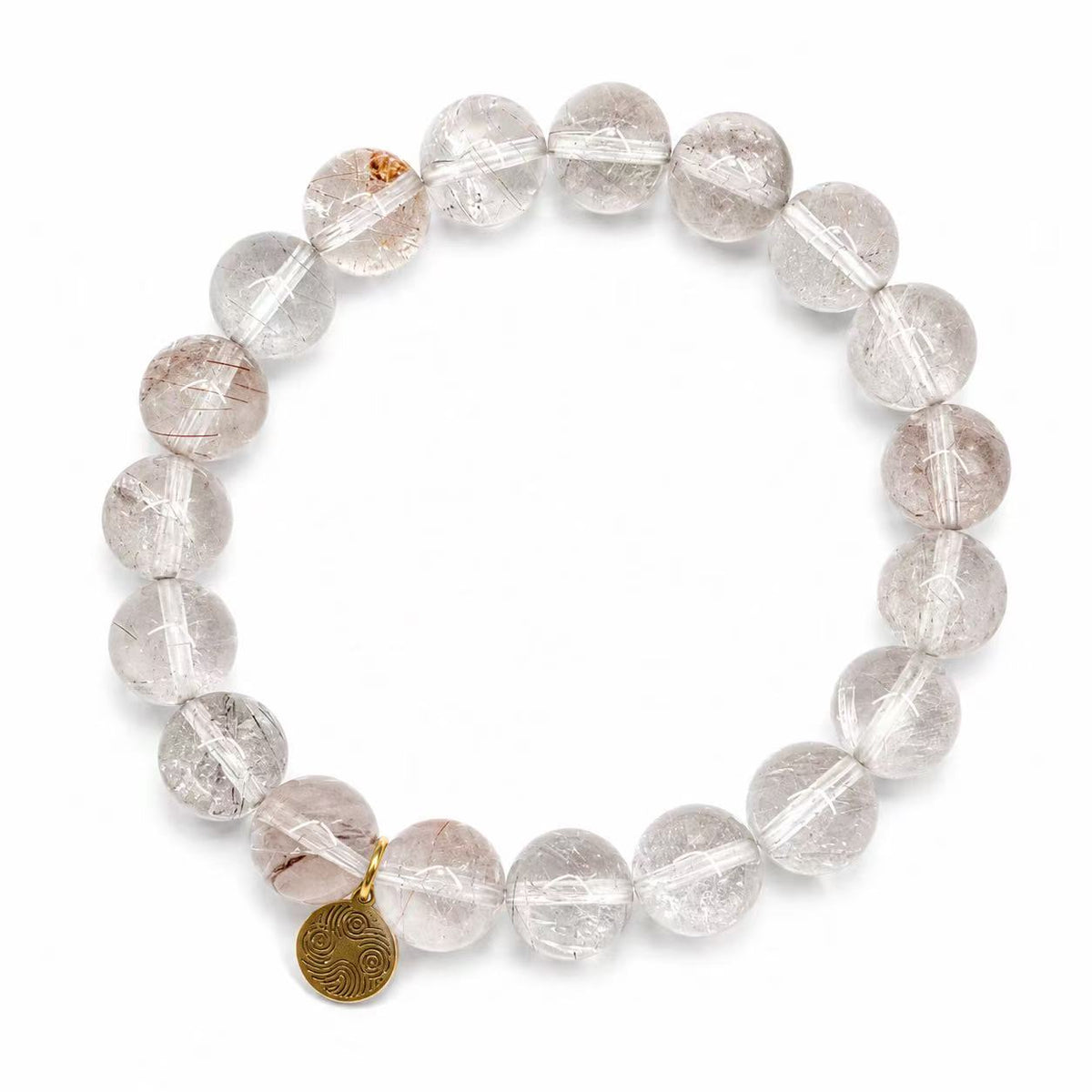 Silver Rutilated Quartz Bracelet
