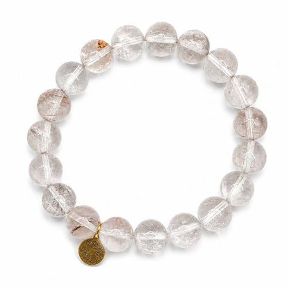 Silver Rutilated Quartz Bracelet