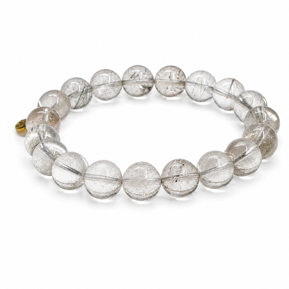 Silver Rutilated Quartz Bracelet