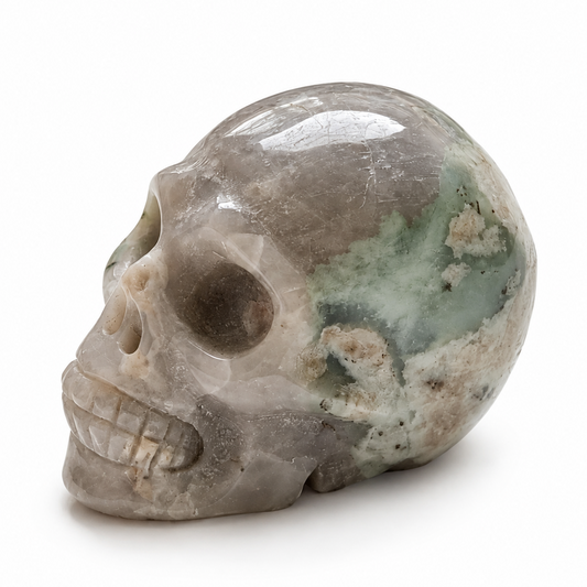 Natural Agate Skull