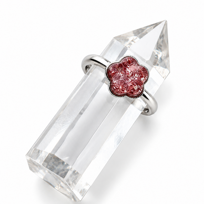 Strawberry Quartz Ring