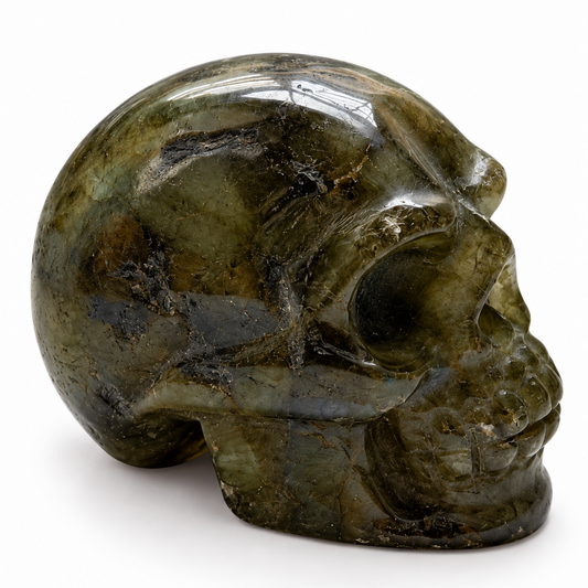 Natural Labradorite Skull