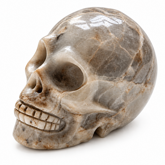 Natural Agate Skull