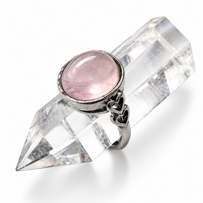 Rose Quartz  Ring