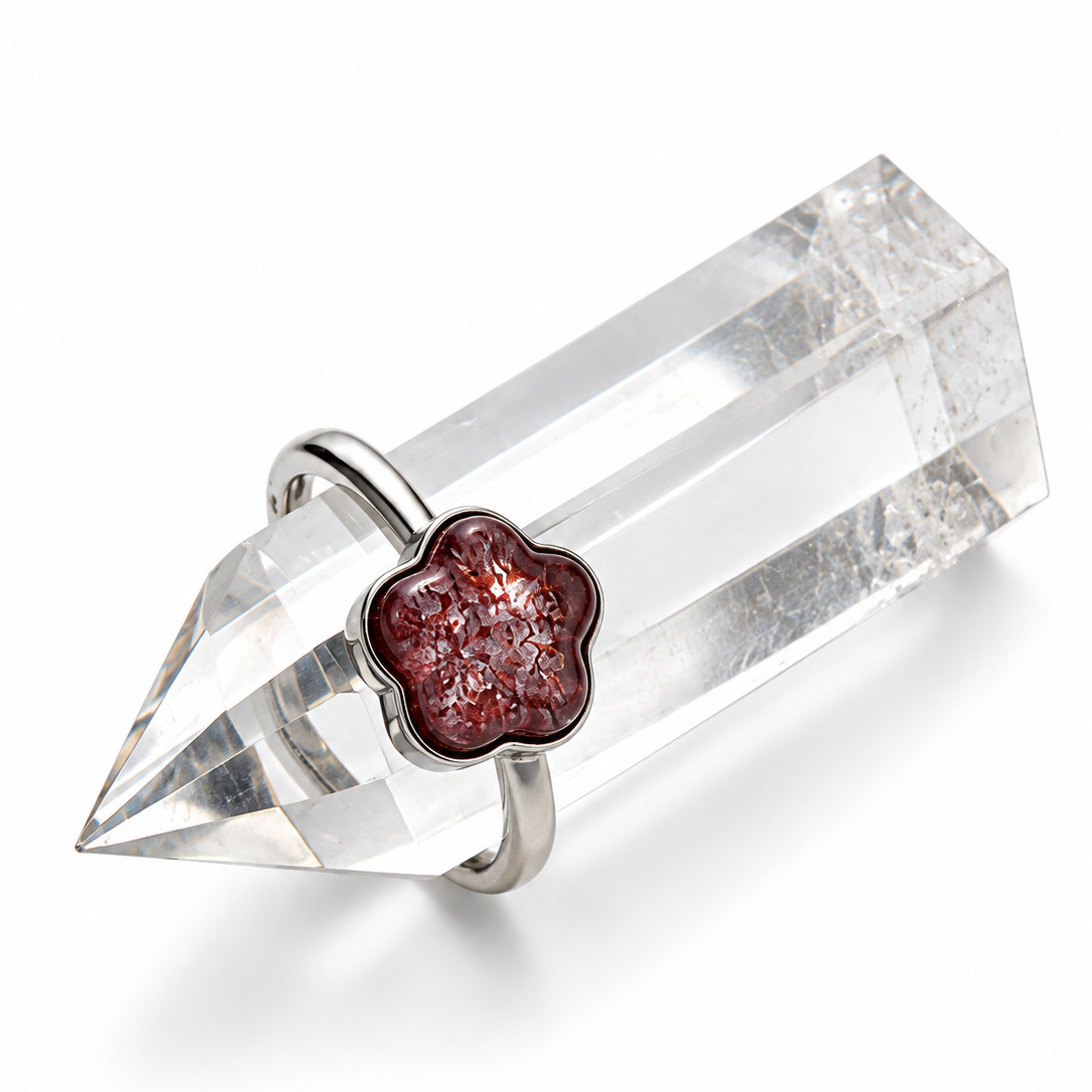 Strawberry Quartz Ring