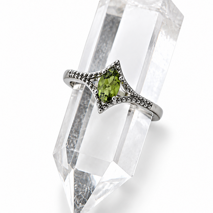 Peridot Adjustable Ring